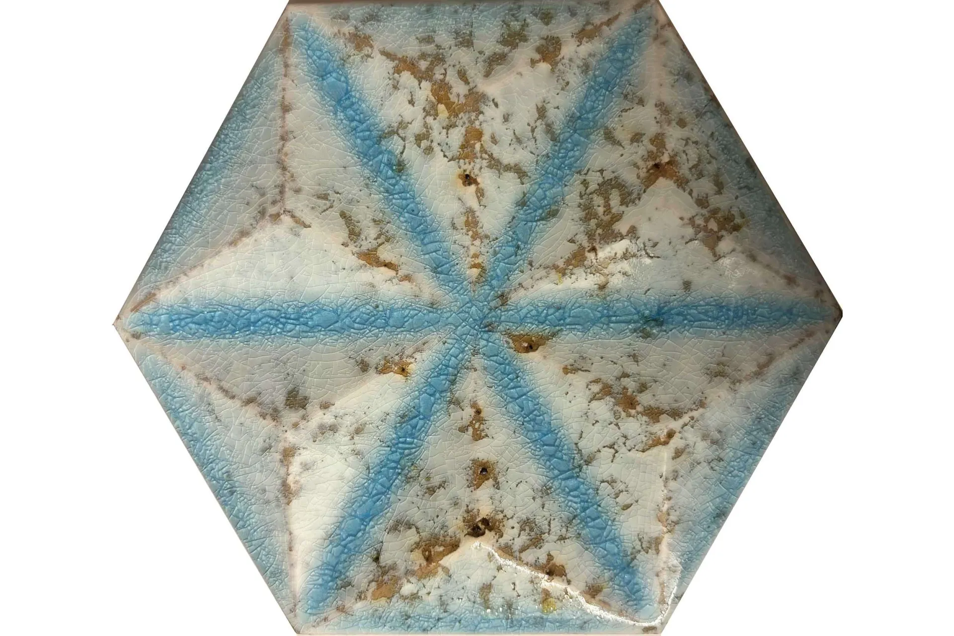 Керамогранит AcquarioDue Exa-3D Stella Turchese Craquele