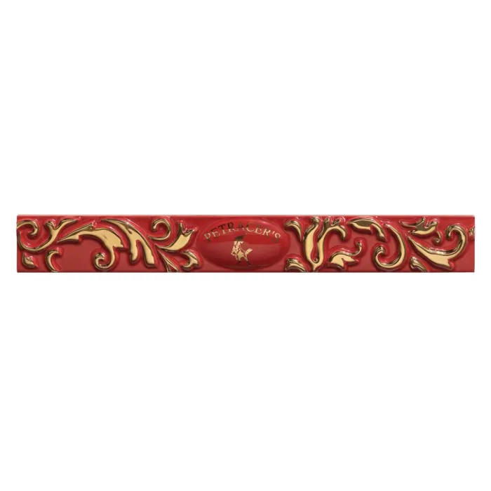 Керамогранит Petracers Primavera Romana (Примавера Романа) Listello Logo Rosso
