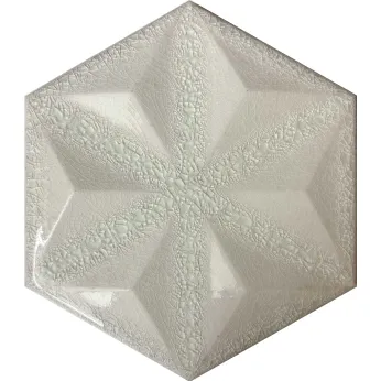 Керамогранит AcquarioDue Exa-3D Stella Bianco Craquele