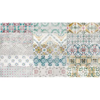 Керамогранит La Fabbrica Small Decoro Amalfi Mix 5.6x20