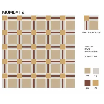 Керамогранит TopCer Victorian Designs Mumbai 2