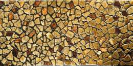 BITS GOLD Glass/Gold Travertino Chiaro/Gold.