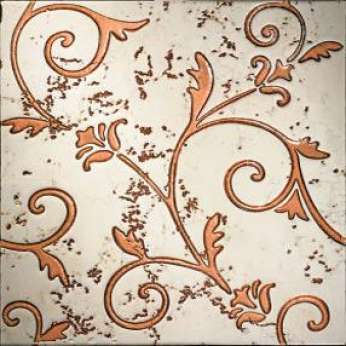 Мрамор Petra Antiqua Lacche 2 FLOWER Fondo Biancone Decoro Naturale  30,5 x 30,5