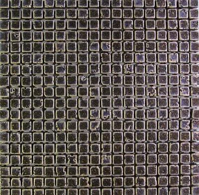 Мрамор Petra Antiqua Acqueforti Mosaics Mosaico 1.5x1.5 su Rete LACCA BLU 11