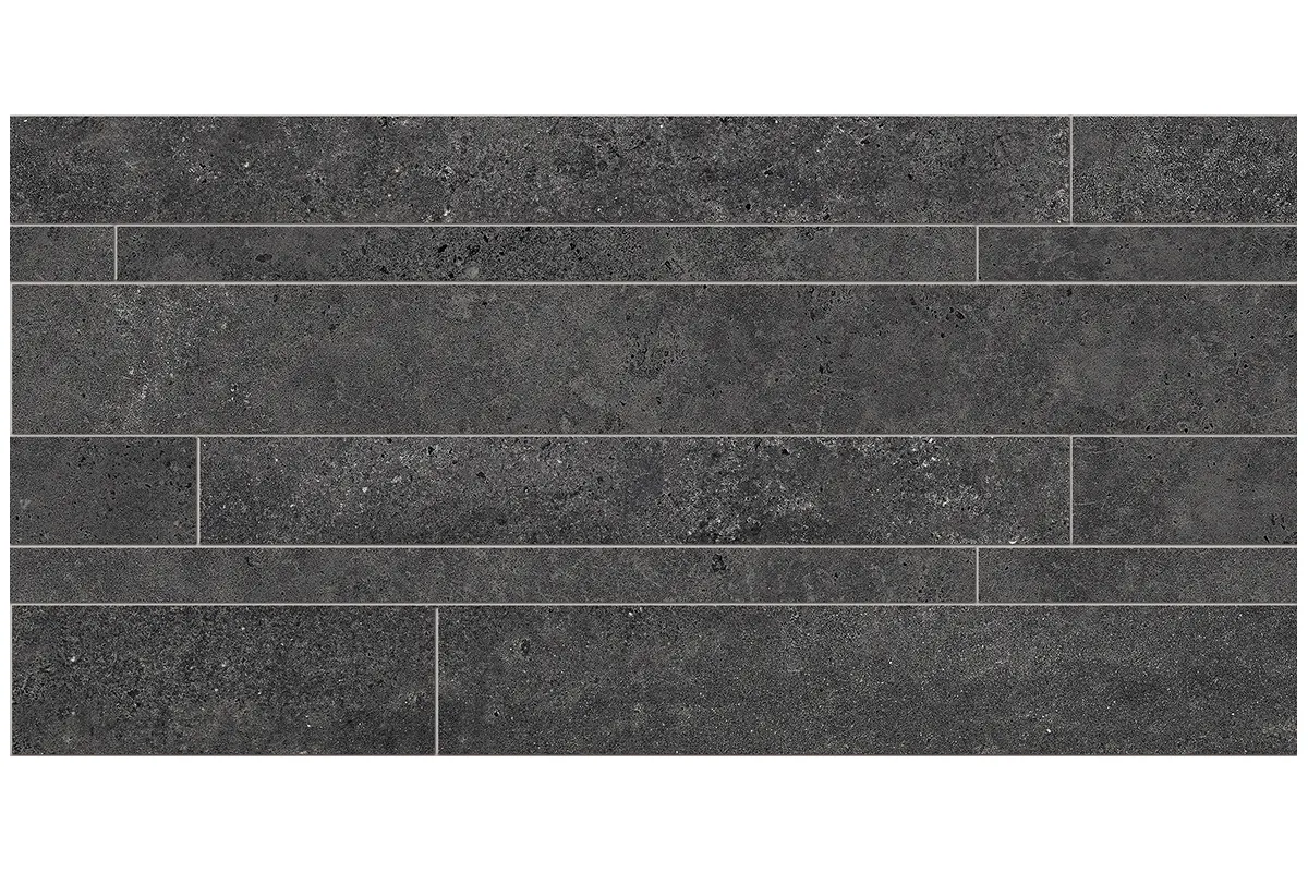 Керамогранит Provenza by Emil Group Re-Play Concrete Listelli Sfalsati Recupero Antracite