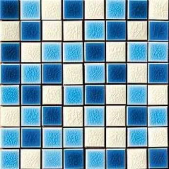 Керамогранит Cerasarda Pitrizza Mosaico Tessera Mare Mix Azzurro Mare
