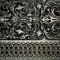 CAMELOT Fondo Nero Marquinia - Decoro Argento 30,5 x 30,5