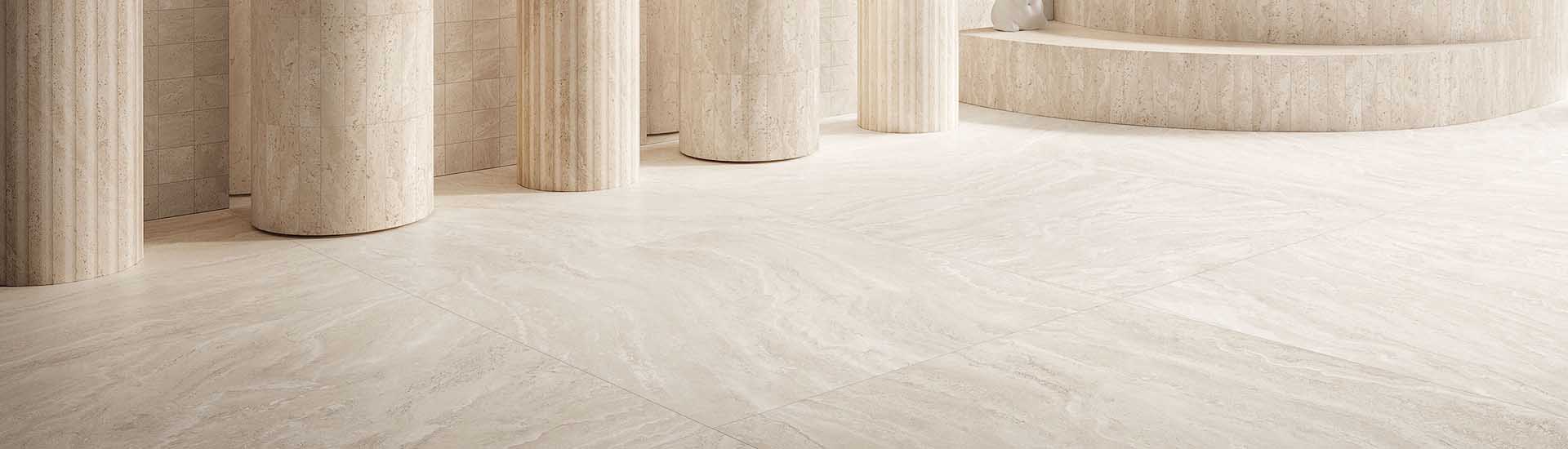 Керамогранит Emil Ceramica Dual Travertine Poro Chiuso White