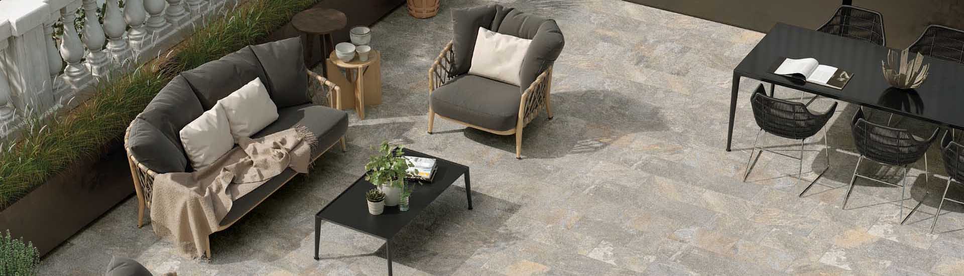 Керамогранит Emil Ceramica Externa Quarzite Gold Grey