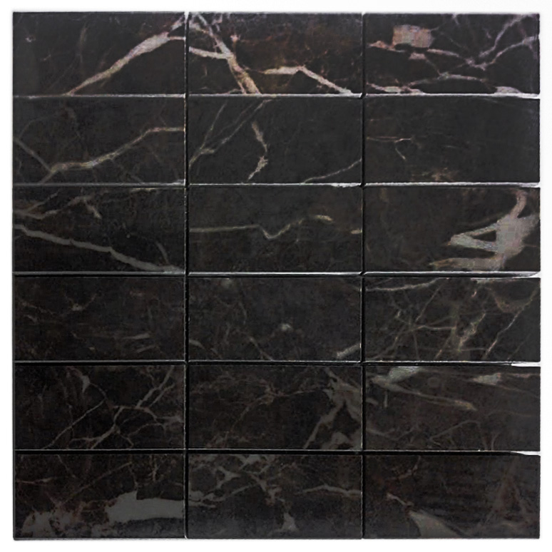 Mosaico 5x10 NERO CRETA