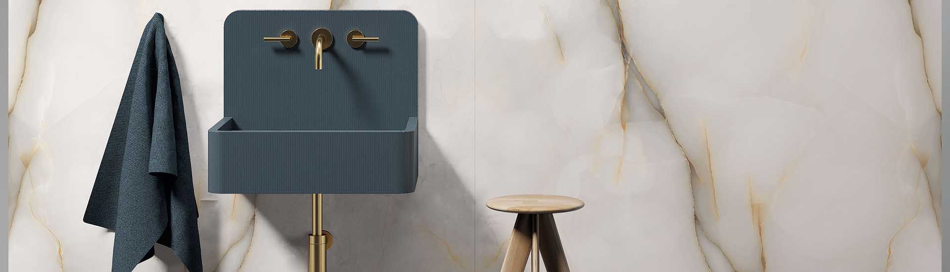 Керамогранит Level by Emil Group Marmi Onyx Perla Bookmatch B
