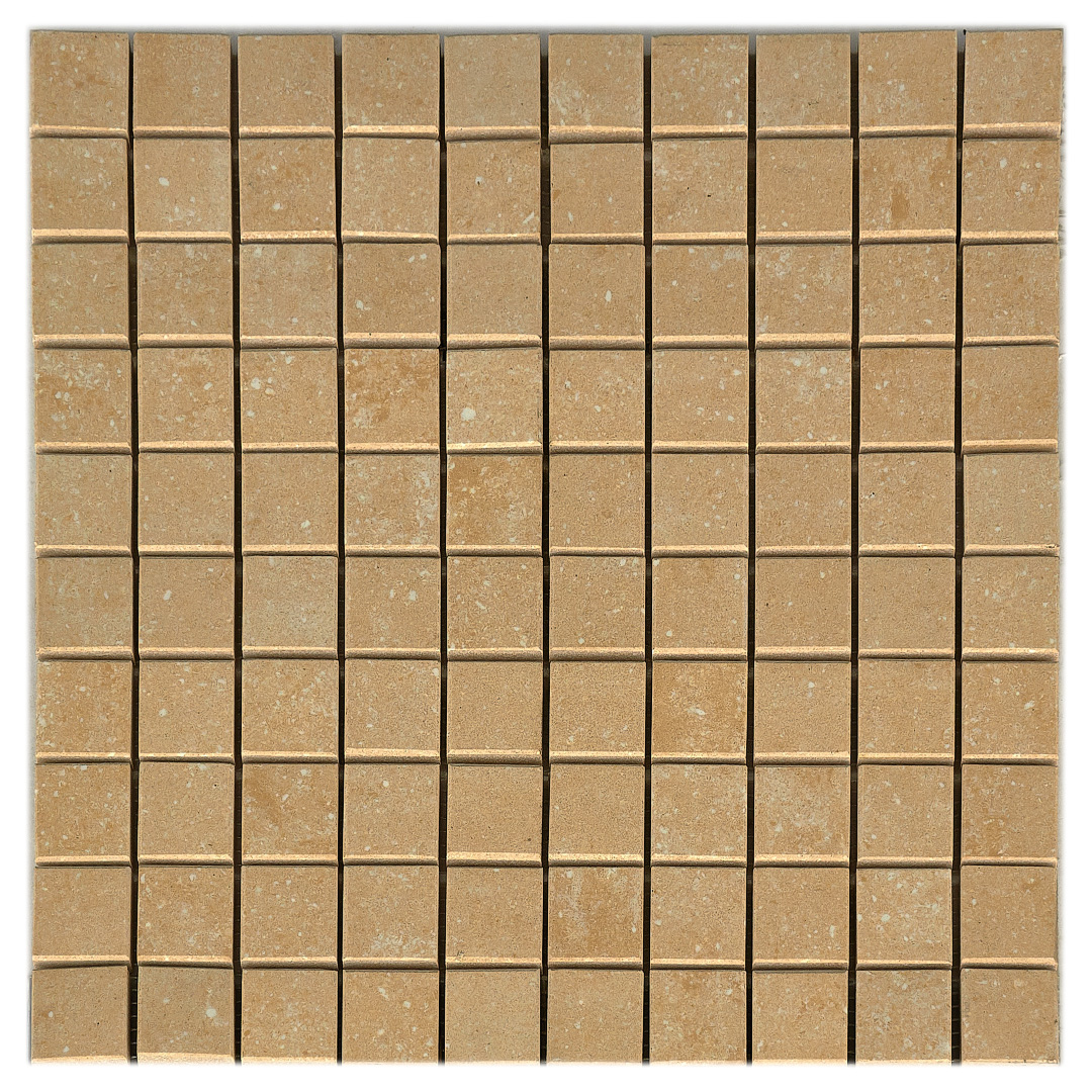 Керамогранит Casalgrande Padana Marte Mosaico 2.5x2.5 Su Rete CREMA MARFIL