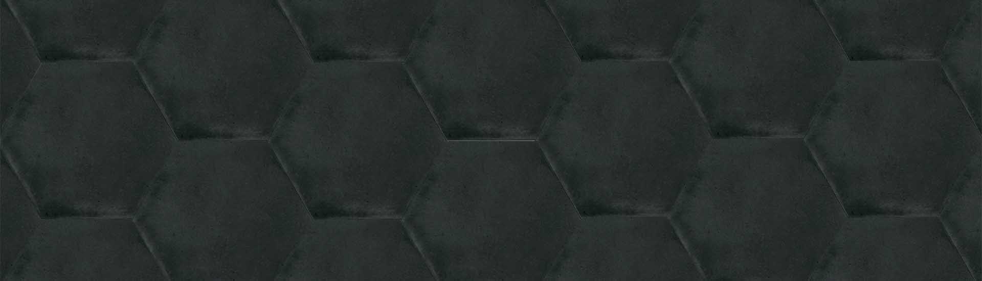 Керамогранит La Fabbrica Small Black Esagona