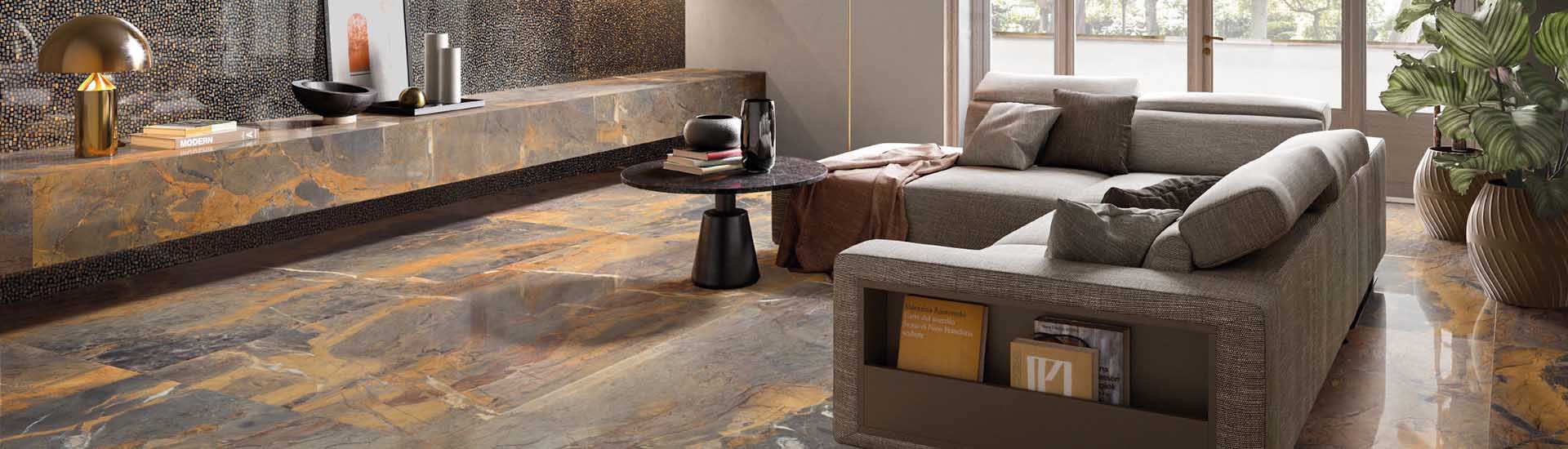 Керамогранит Emil Ceramica Tele Di Marmo Reloaded Fossil Brown Malevic