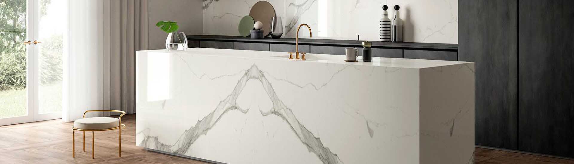 Керамогранит Sapienstone by Iris Group  Sapienstone Calacatta Statuario Block A