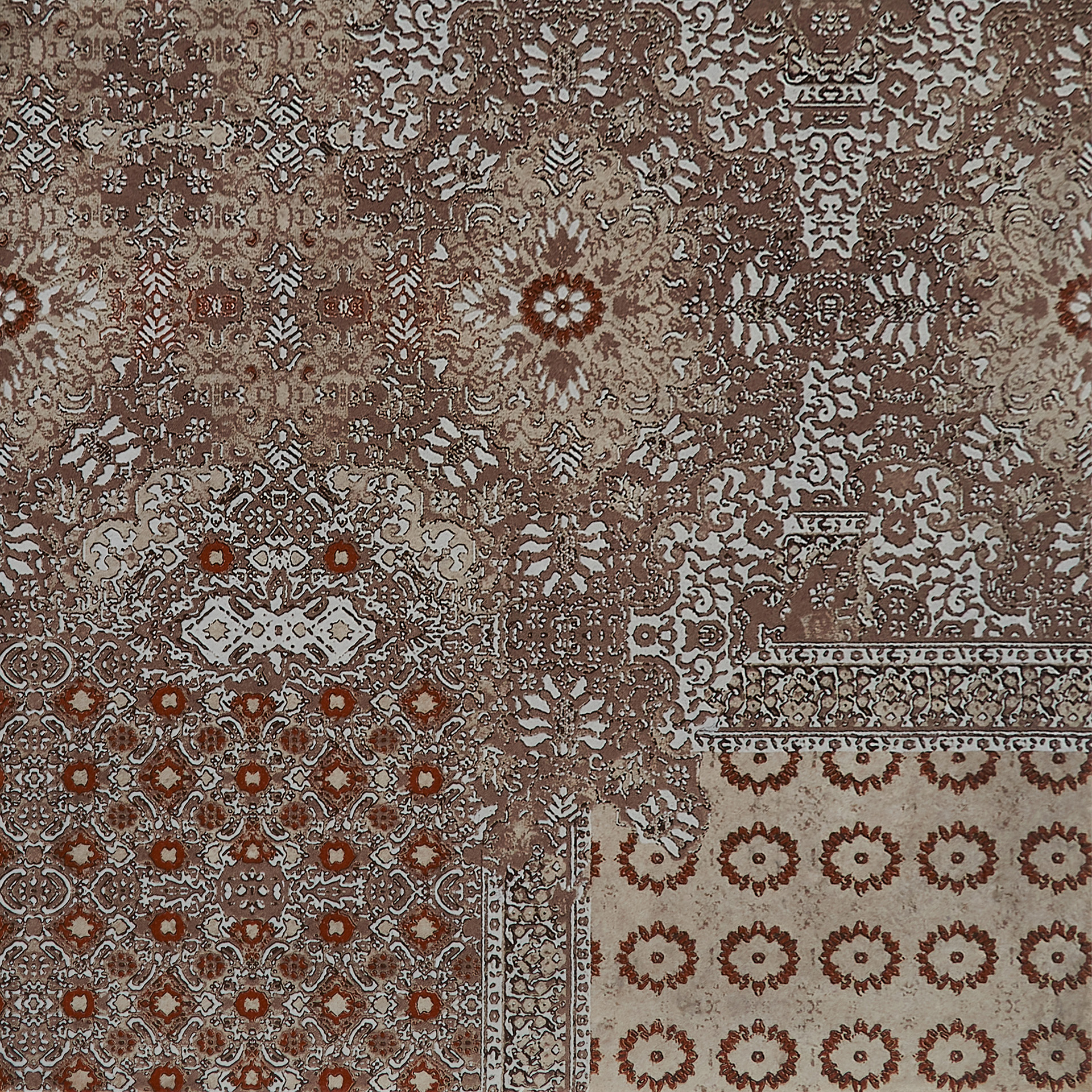 Керамогранит Cir Serenissima Riabita il Cotto Inserto Pattern S/4 BEIGE