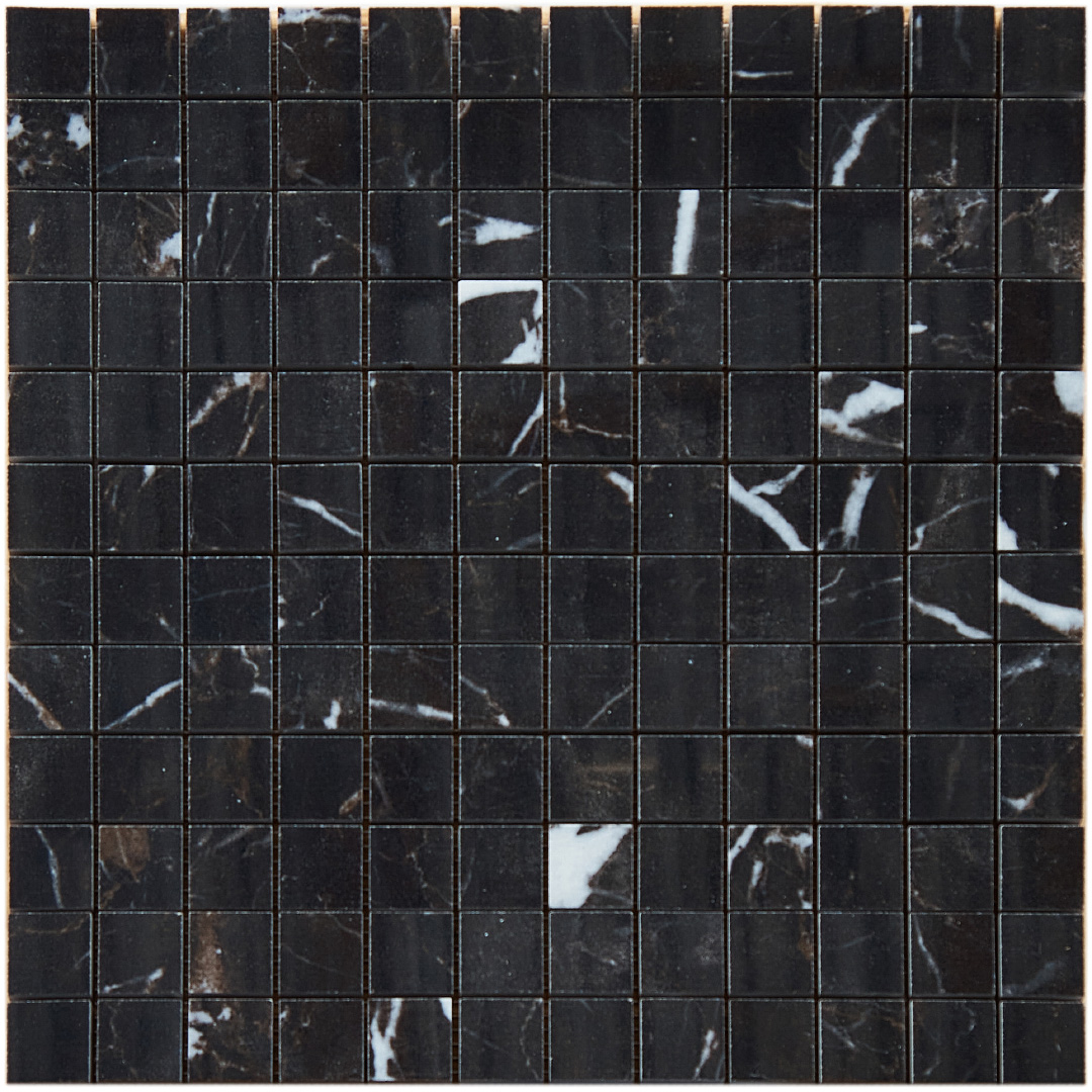 MOSAICO 2.3x2.3 NERO CRETA