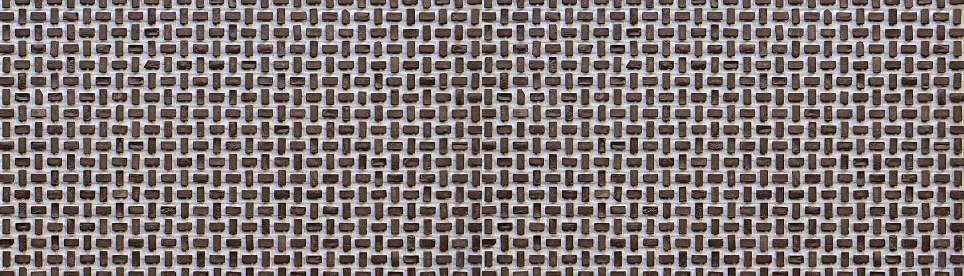 Керамогранит Micro. Micromosaics Micromosaics Micro-Brick Cross Coffee