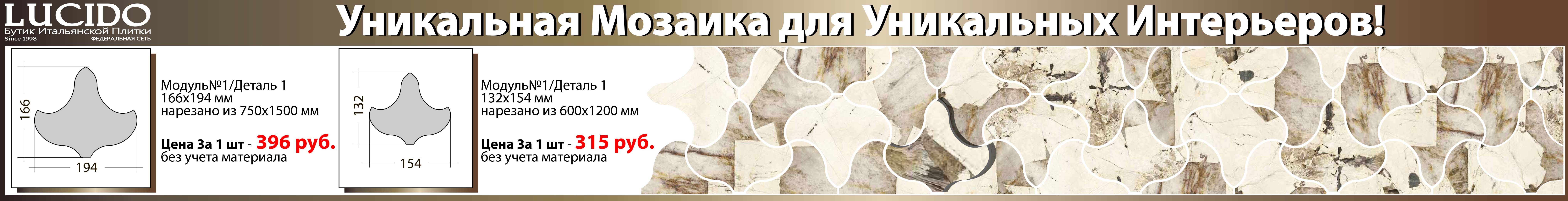 Уникальная мозаика для уникальных интерьеров