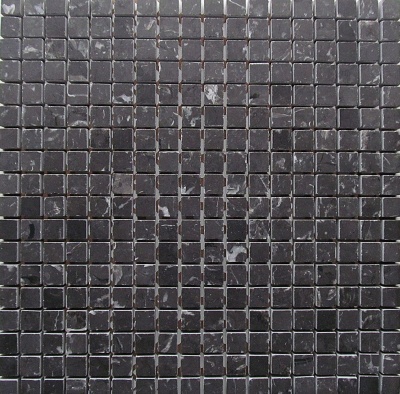Mosaico 1.5x1.5 su Rete NERO MARQUINIA
