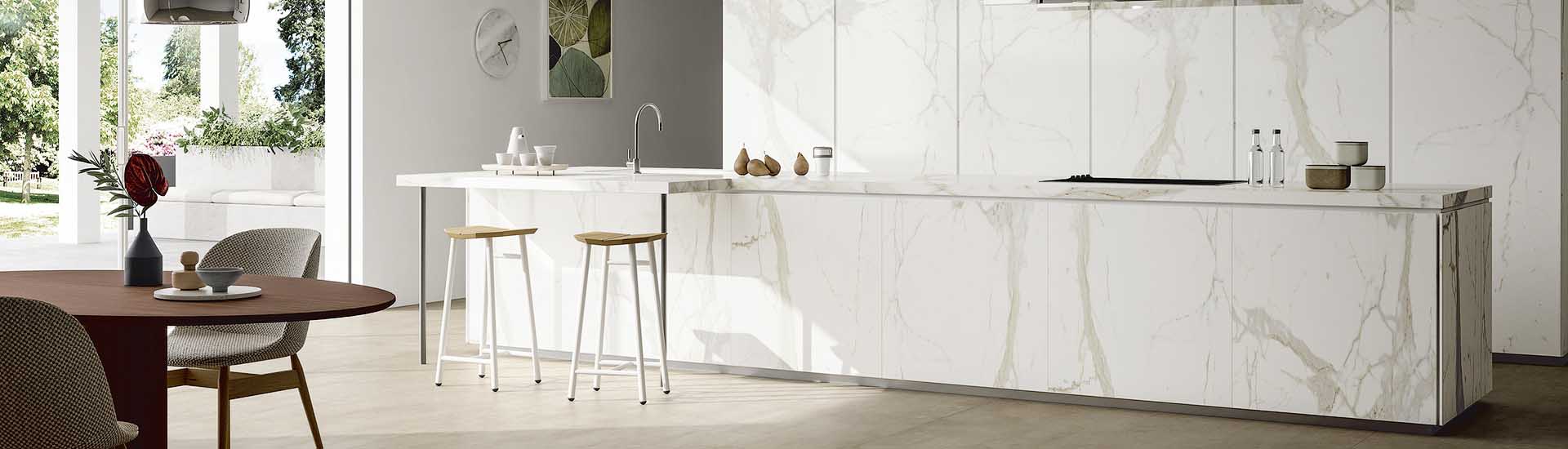 Керамогранит Sapienstone by Iris Group  Sapienstone White Calacatta Block B