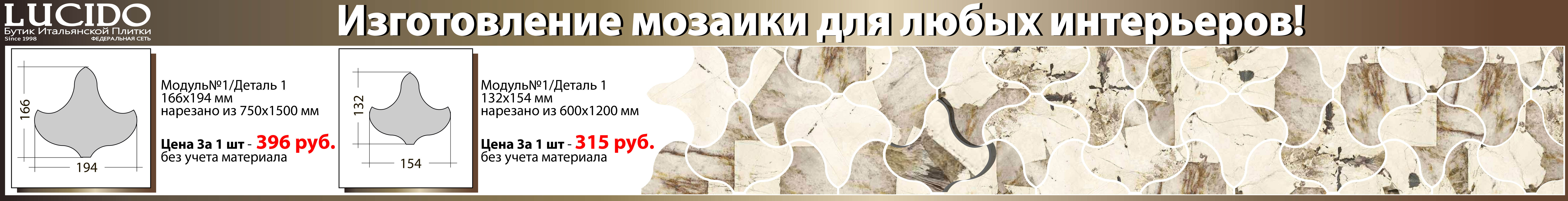 Уникальная мозаика для уникальных интерьеров