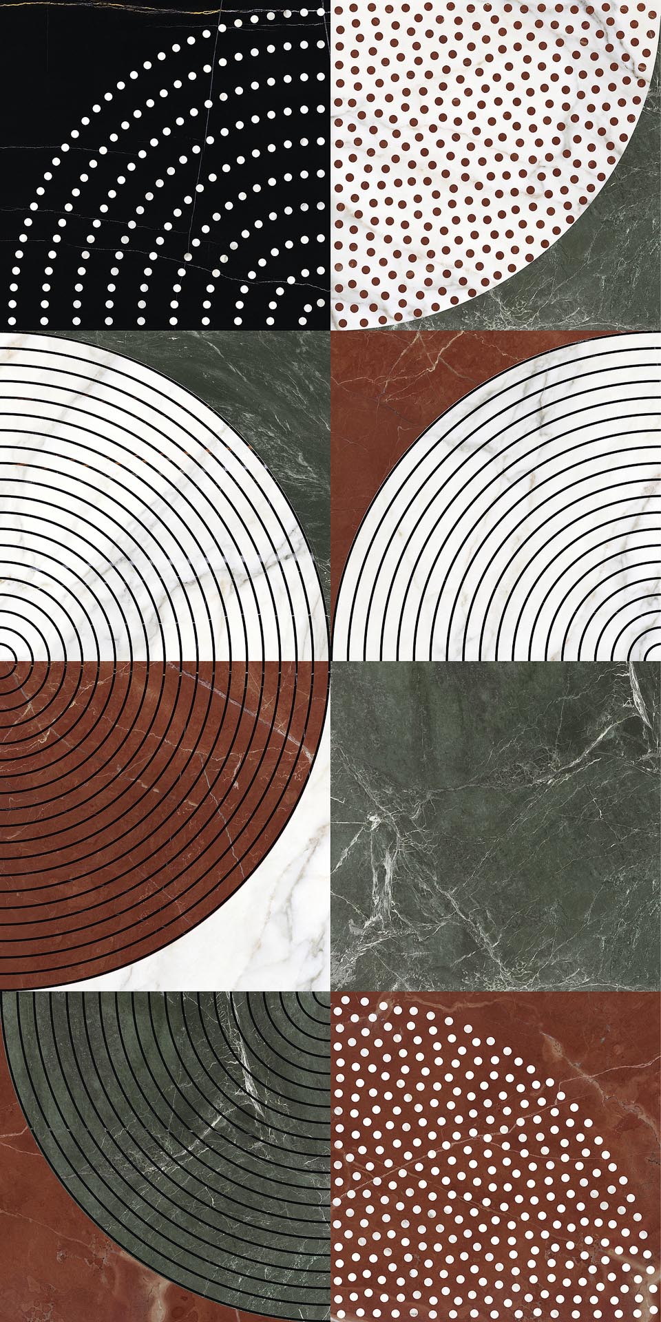 Керамогранит MaxFine by Iris FMG Design Your Slabs Not Circles Red