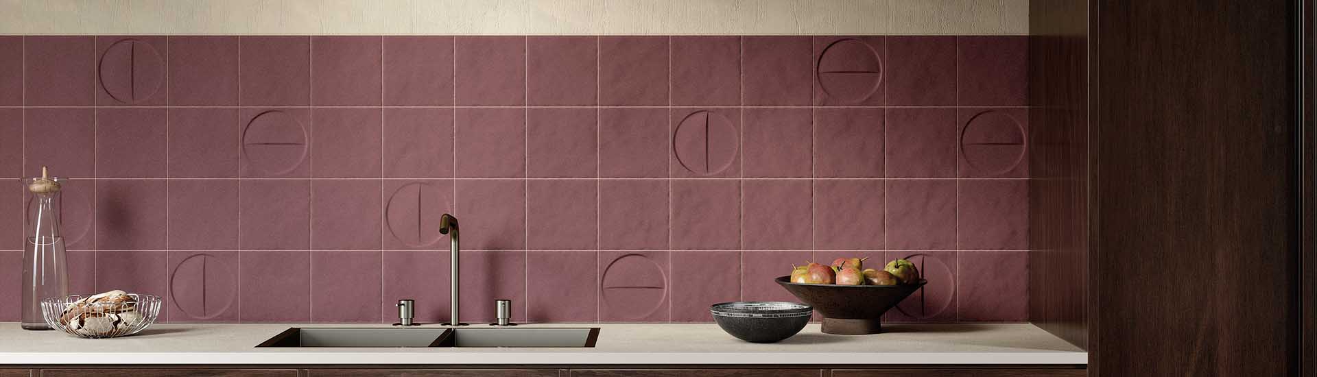 Керамогранит Iris Ceramica Bottega d'arte Terrecotte Amaranto