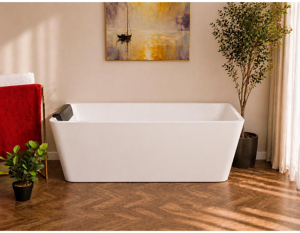 Ванна WESTIN THIN WALL акриловая отдельностоящая 180x80x60H, щелевой перелив
