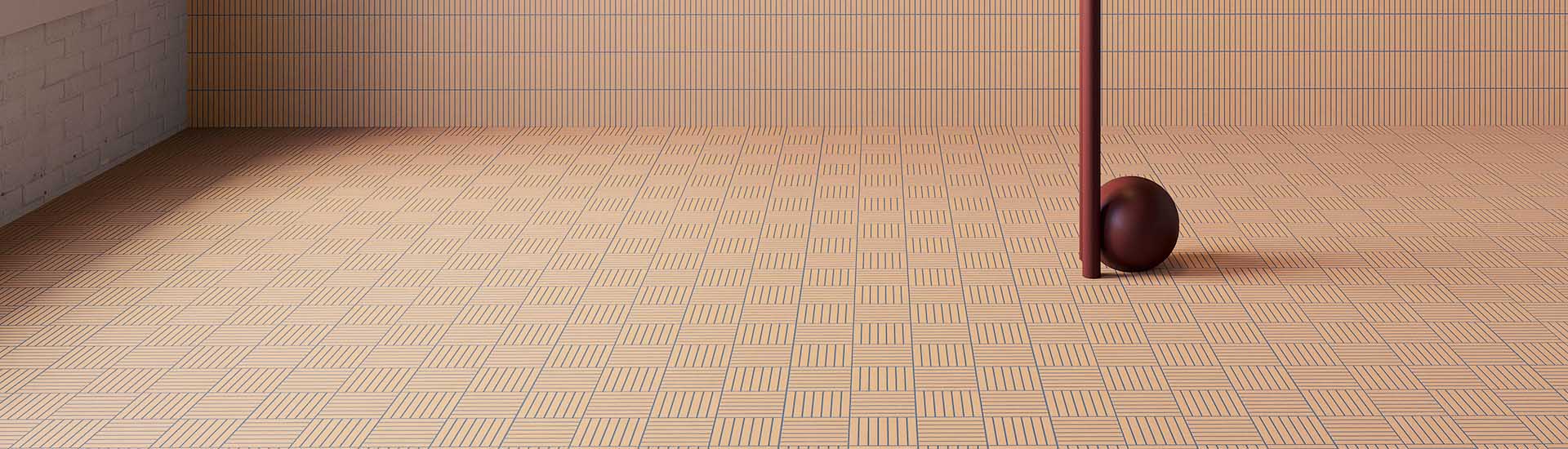 Керамогранит Mutina Fringe Thin Rose
