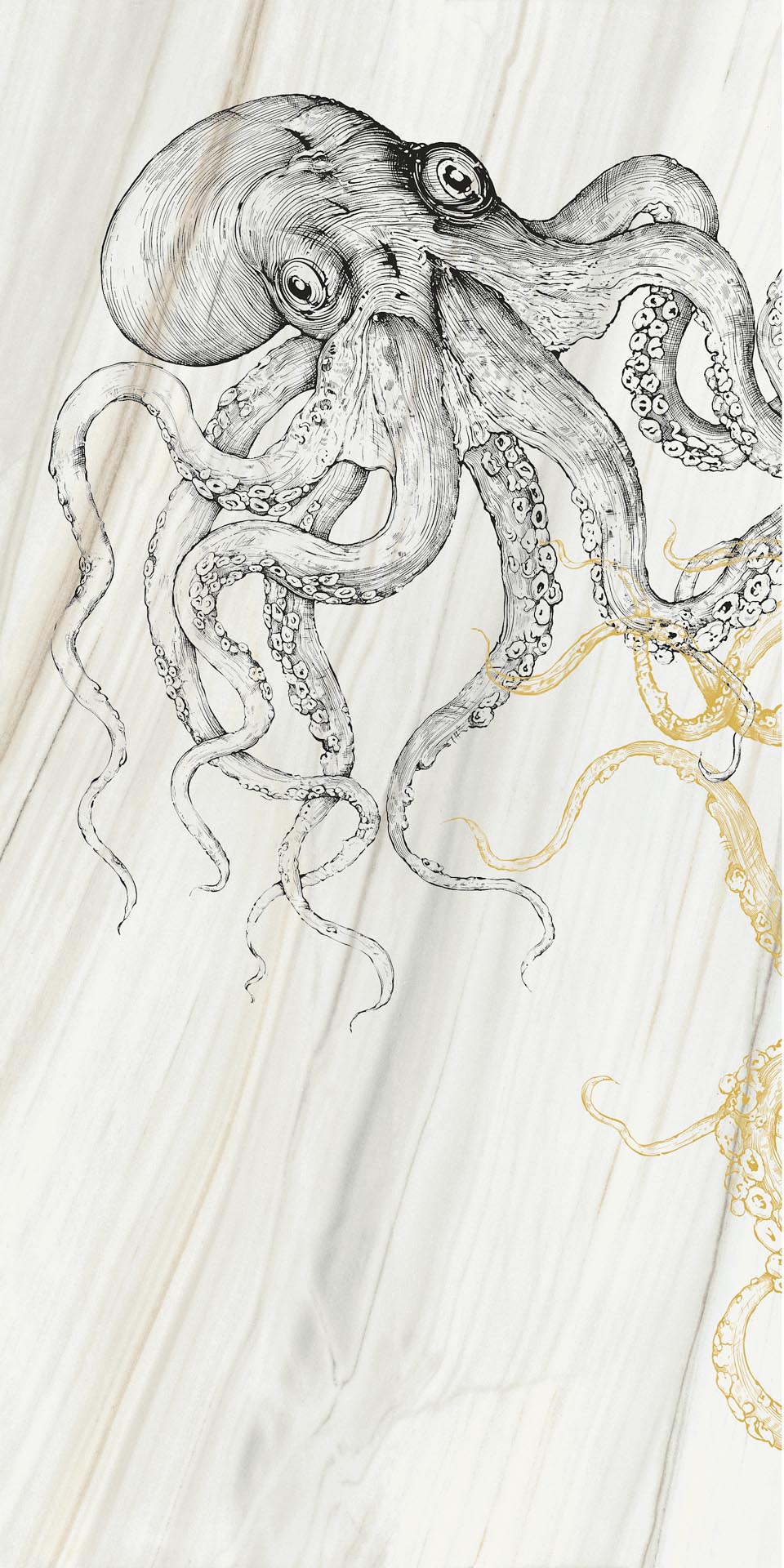 Керамогранит MaxFine by Iris FMG Design Your Slabs Octopus Gold