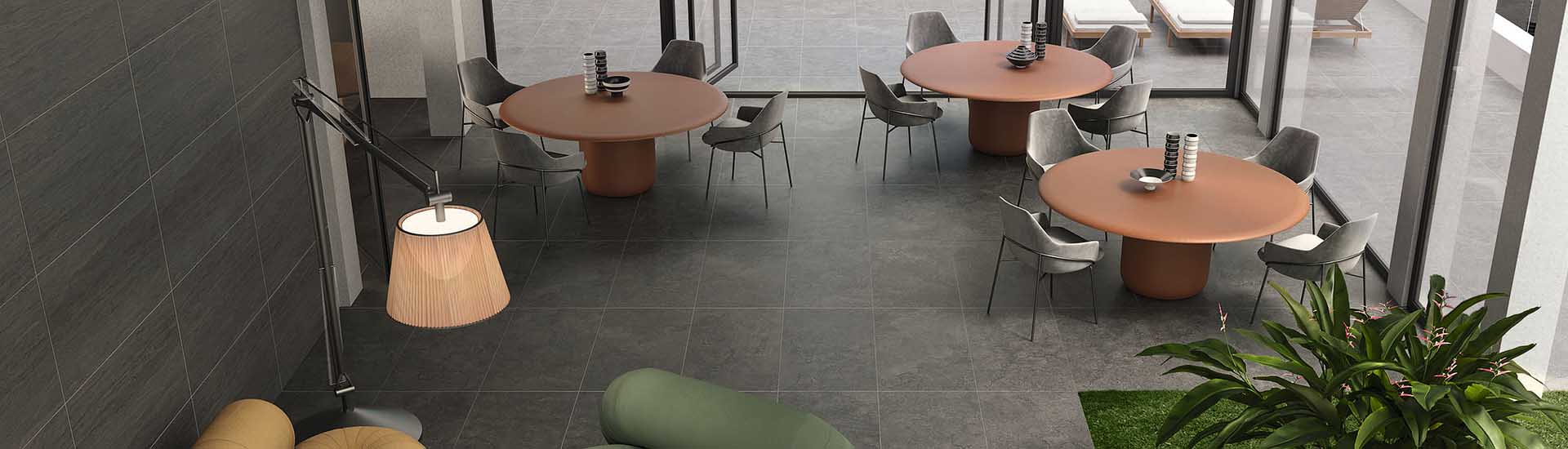 Керамогранит Ergon by Emil Group Portland Stone Vein Cut Anthracite