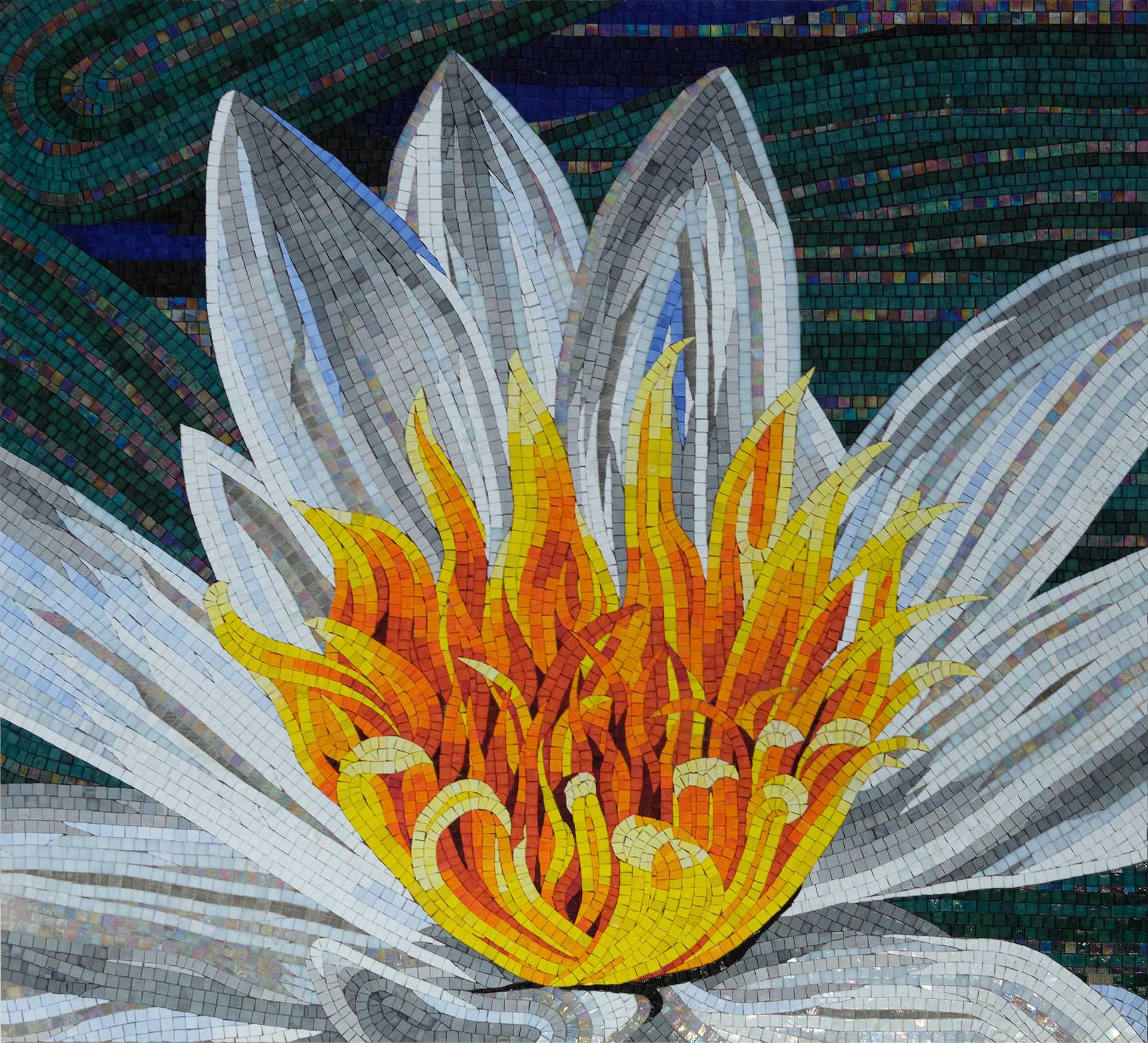 Мозаика Sicis Customized carpets Панно FLOWER POWER 5B