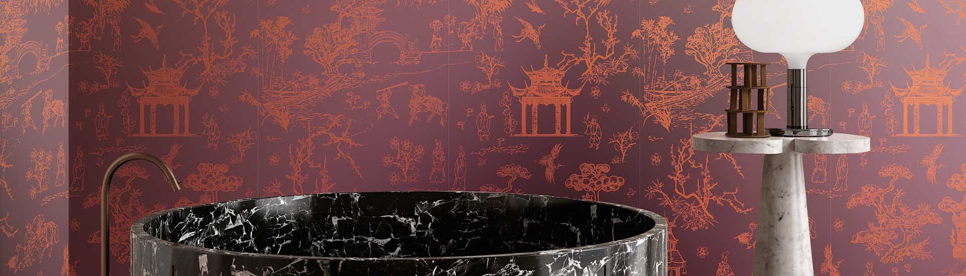Керамогранит Sodai Silkroad Burgundy B