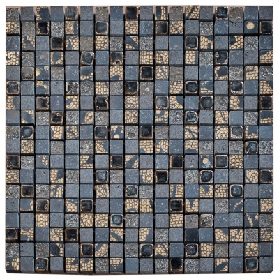 Мрамор Petra Antiqua Acqueforti Mosaics Mosaico 1.5x1.5 su Rete CALEIDOS 29