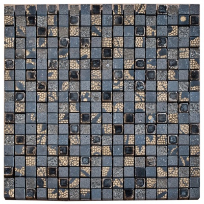 Мрамор Petra Antiqua Acqueforti Mosaics Mosaico 1.5x1.5 su Rete CALEIDOS 29