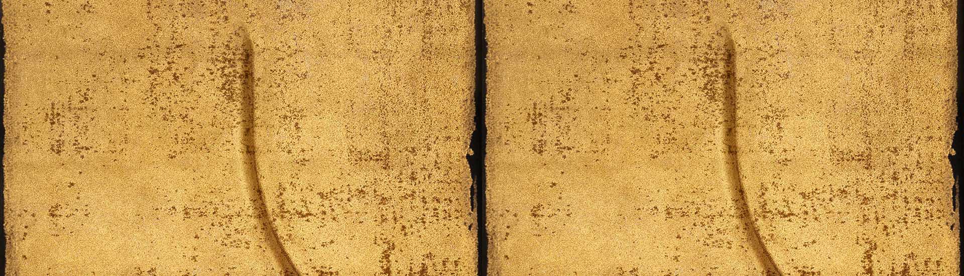 Керамогранит Iris Ceramica Bottega d'arte Terrecotte Motivi Oro Satinato Ebano 2