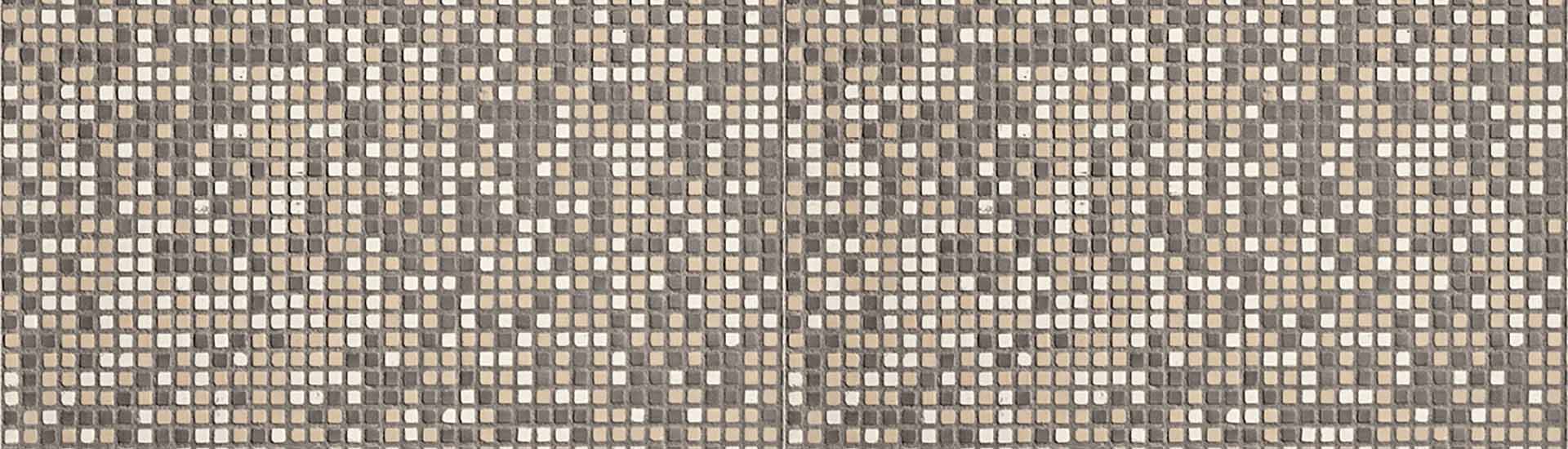 Керамогранит Micro. Micromosaics Micromosaics Mix White Sand Grey