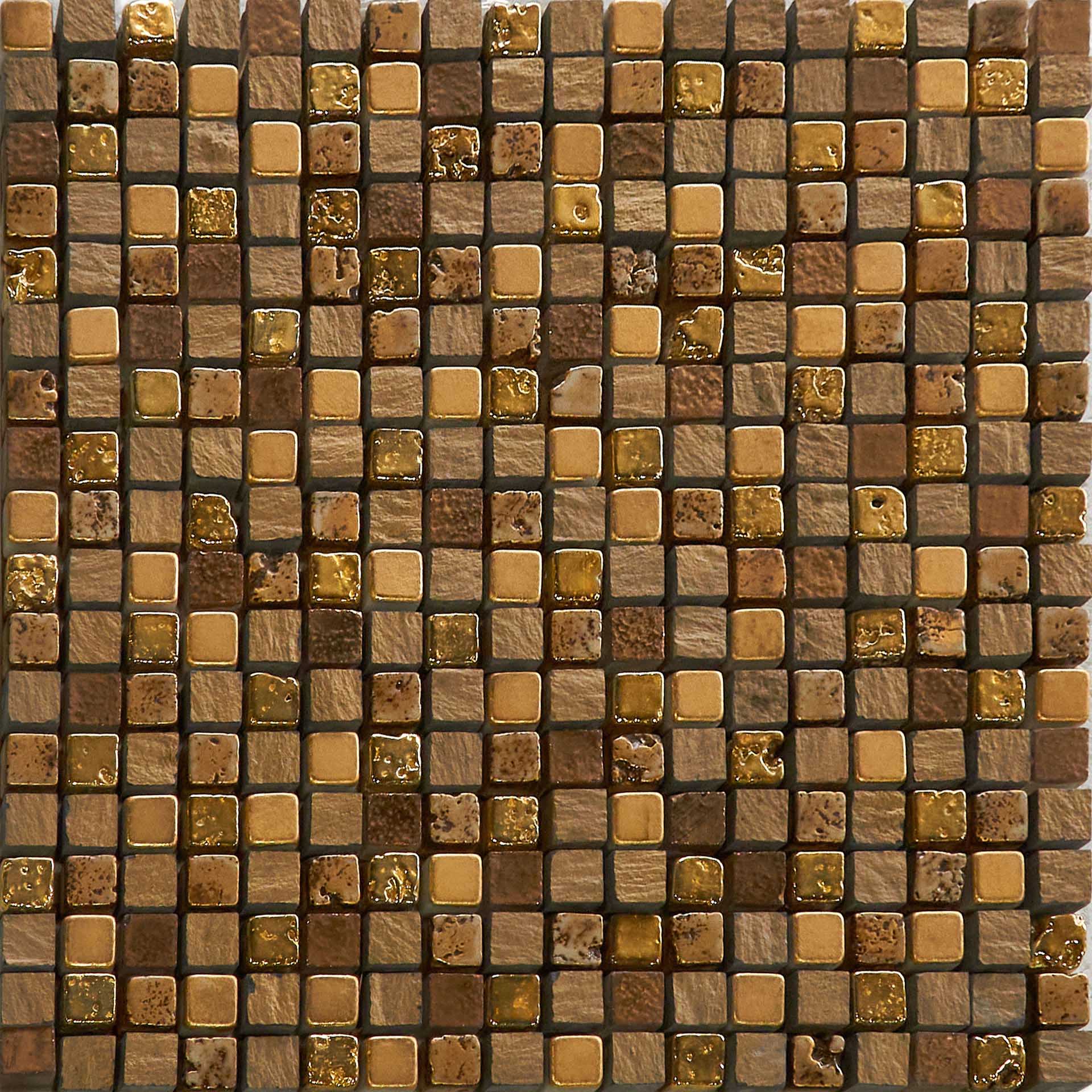Мрамор Petra Antiqua Acqueforti Mosaics Mosaico 1.5x1.5 su Rete CALEIDOS 8