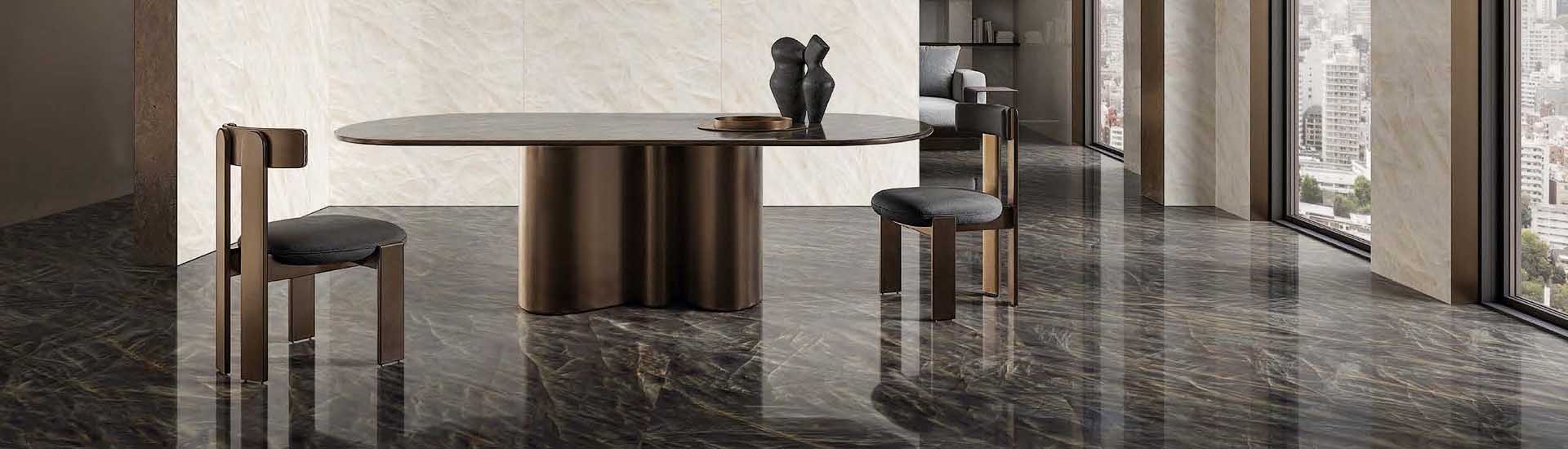 Керамогранит Emil Ceramica Tele di Marmo Crystal Vitrum Black