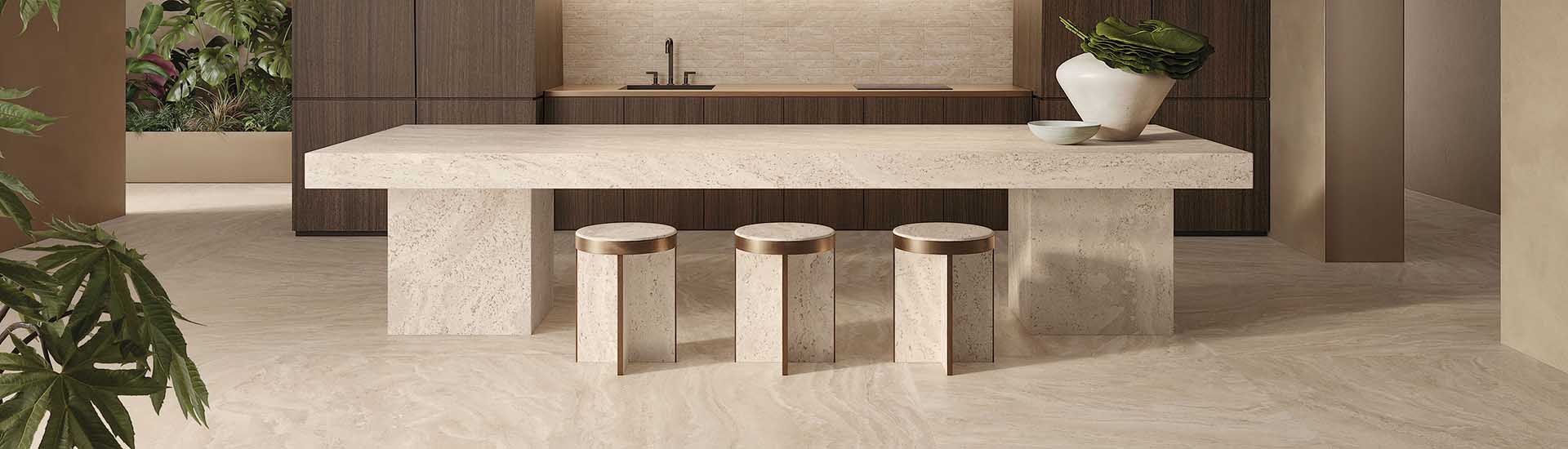 Керамогранит Emil Ceramica Dual Travertine Poro Chiuso Beige