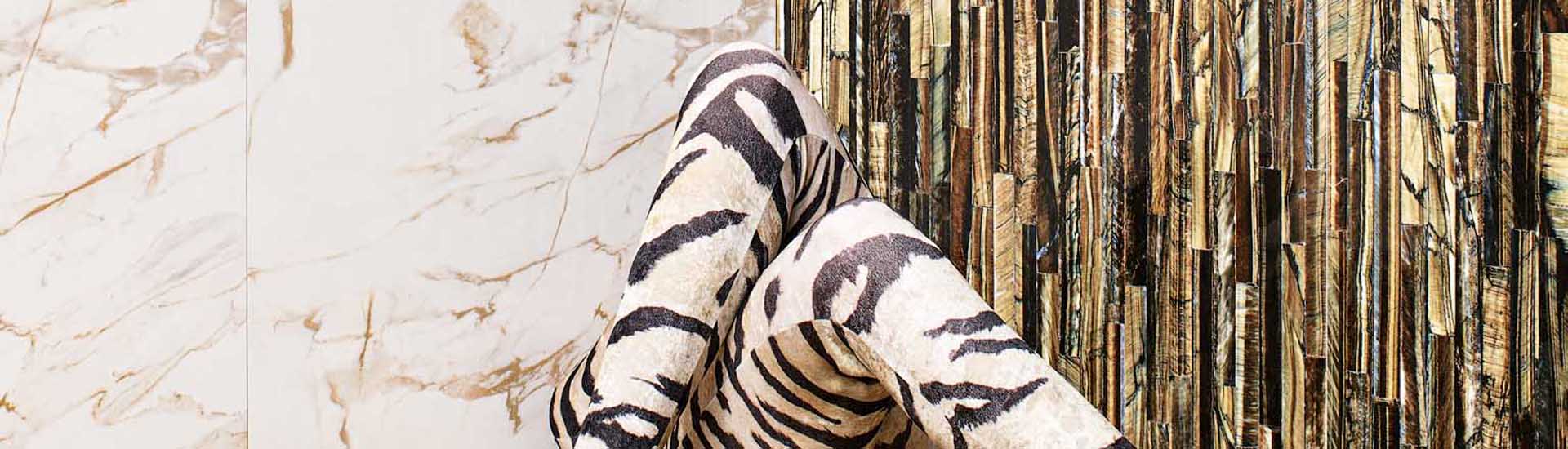 Керамогранит Roberto Cavalli The Wild Spirit Tiger Gold