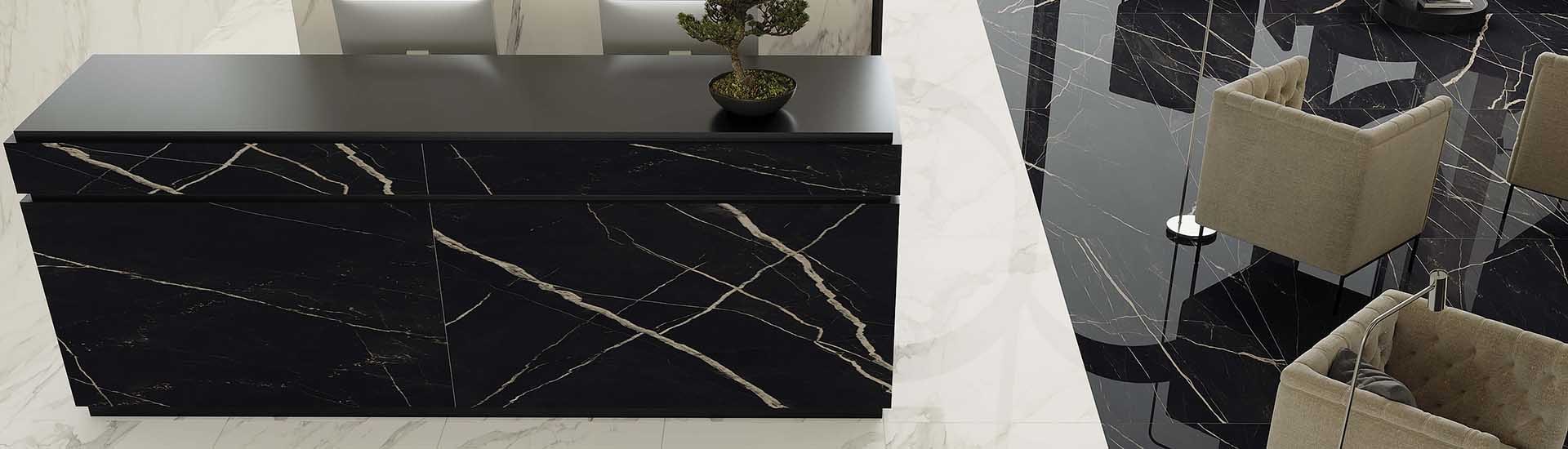 Керамогранит Atlas Concorde Russia Empire Calacatta Black