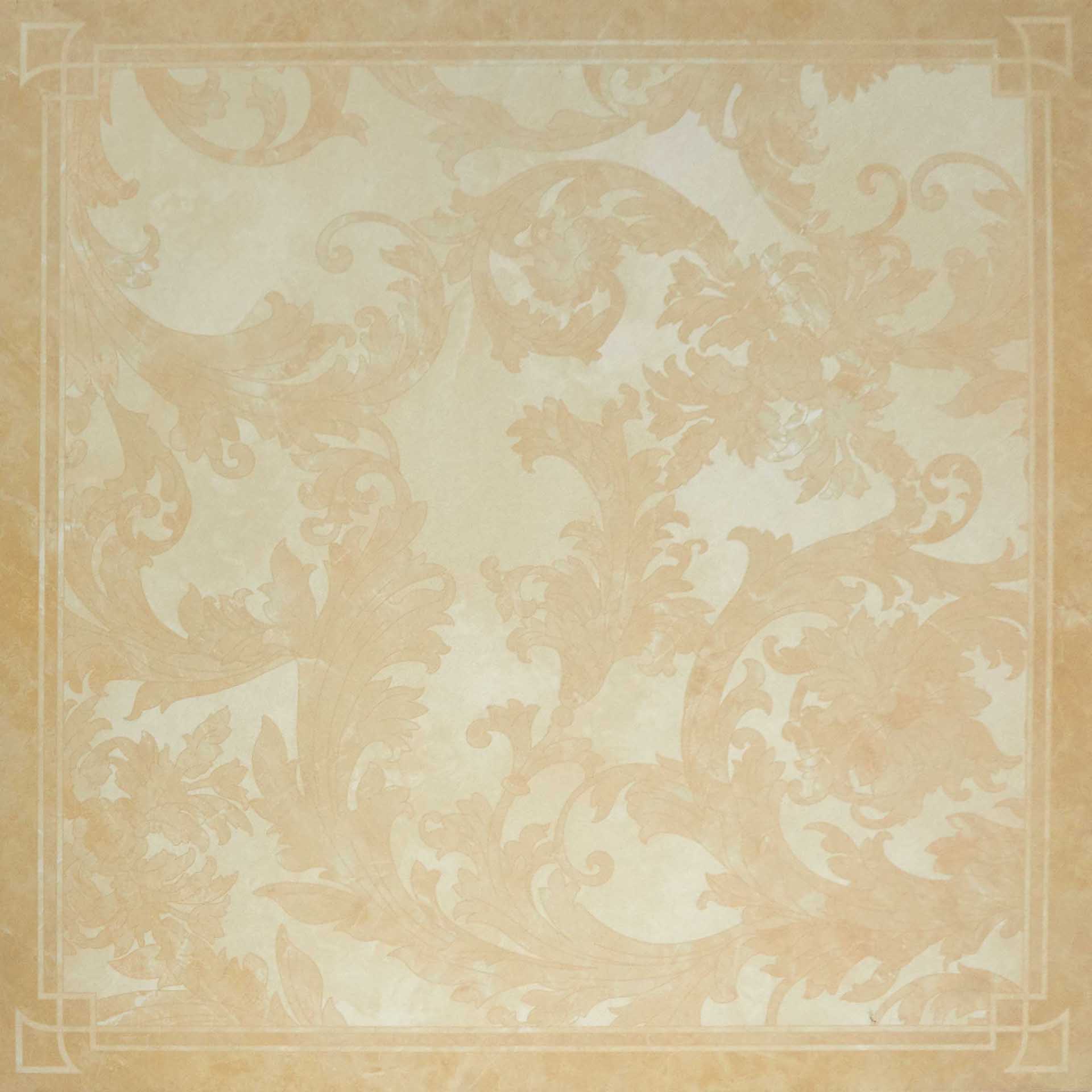 Керамогранит Versace Marble Decoro Cassettone Foglia BEIGE ONICE