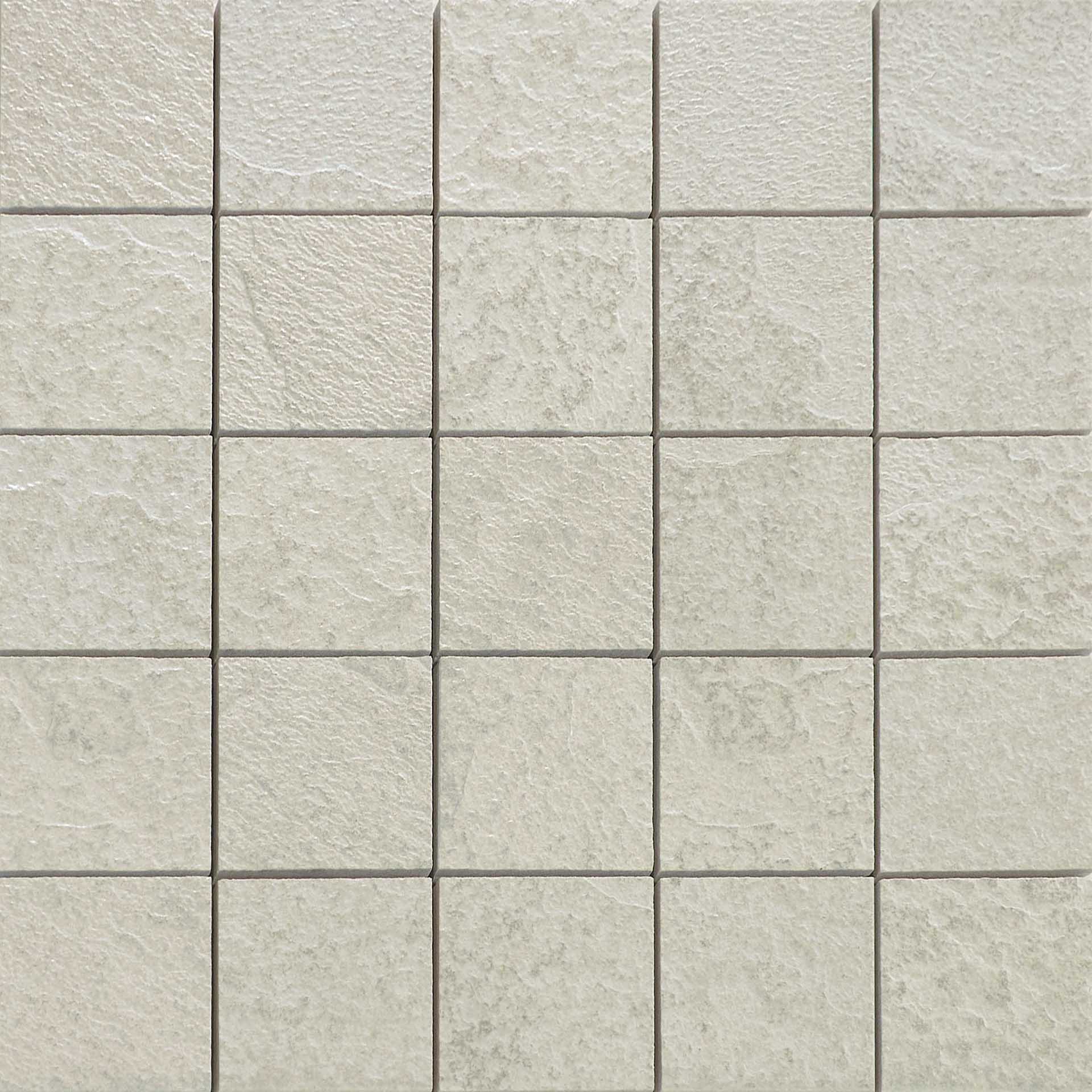 Керамогранит Casalgrande Padana Mineral Chrom Mosaico 6x6 Su Rete WHITE