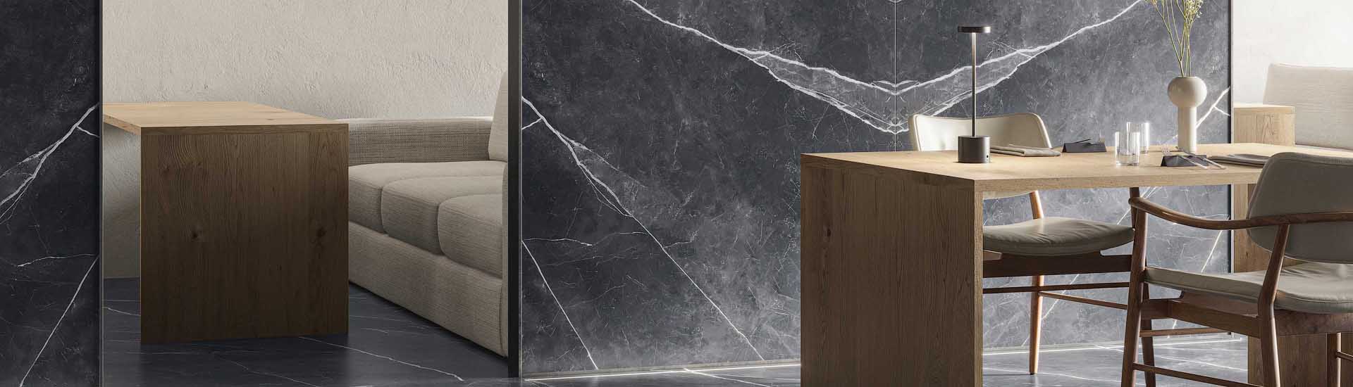 Керамогранит Casalgrande Padana Marmora Nero Antico