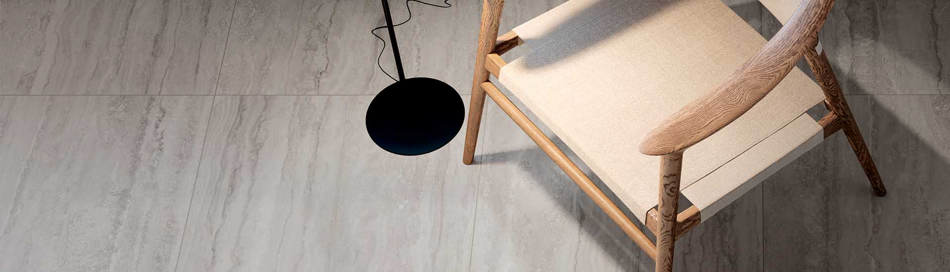 Керамогранит Provenza by Emil Group Unique Travertine Vein Cut Silver