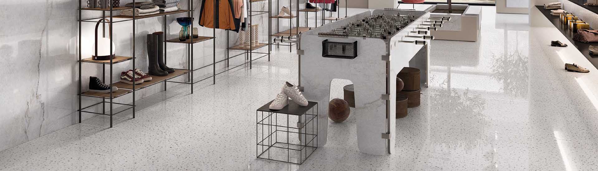 Керамогранит Emil Ceramica Tele Di Marmo Reloaded Quarzo Kandinsky Battuto Di Listelli