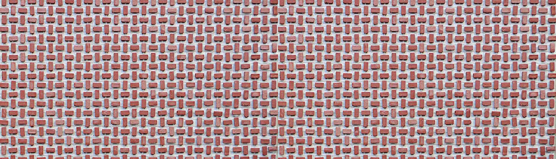 Керамогранит Micro. Micromosaics Micromosaics Micro-Brick Cross Red