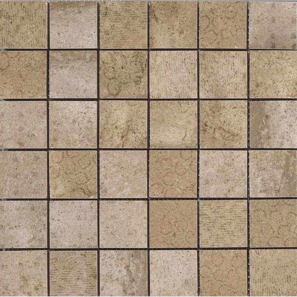 Керамогранит Cir Serenissima Riabita il Cotto Mosaico 5x5 FABRIC NATURAL